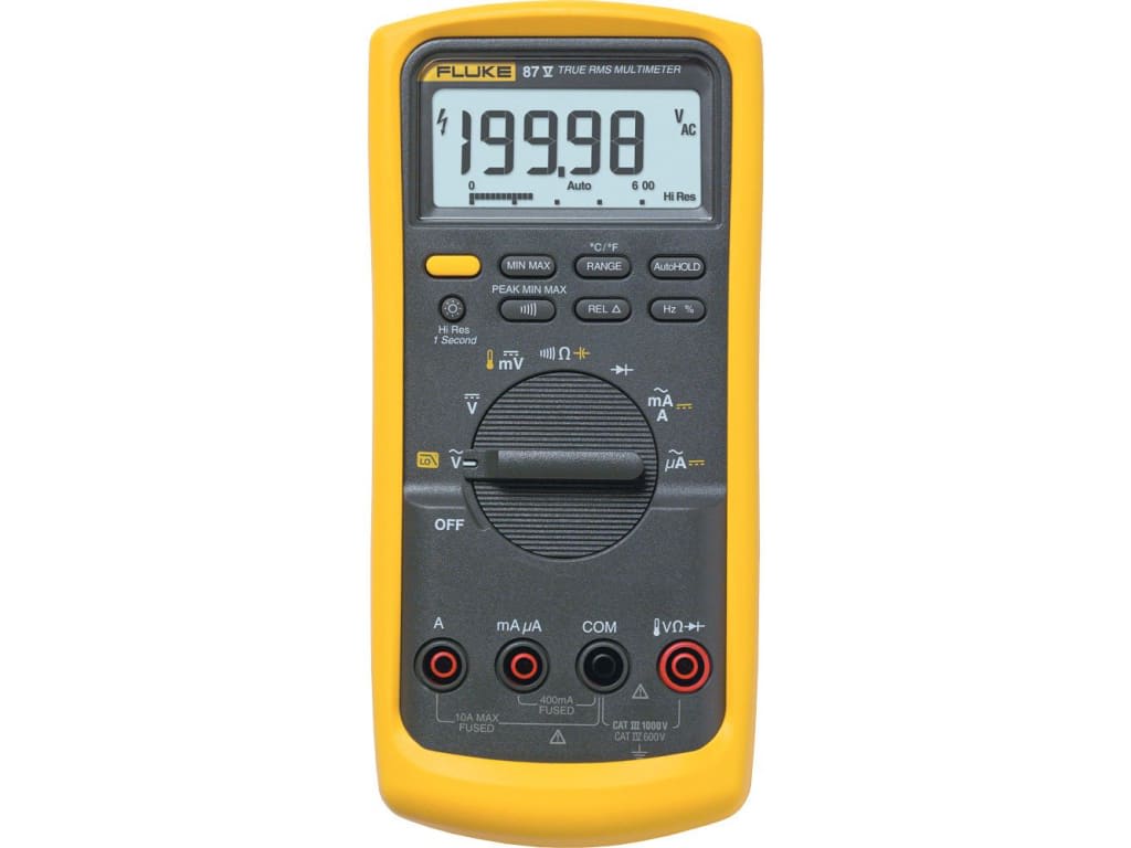 Fluke 87-5 Kit 1 - Fluke 87-5 Digital Multimeter (87-V) and 9040 Phase Rotation Indicator Meter