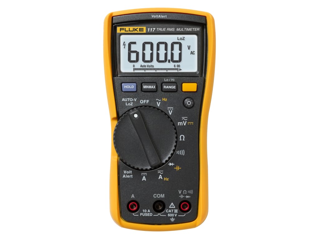 Fluke 117 - Electrician’s Multimeter with Non-Contact Voltage Detection