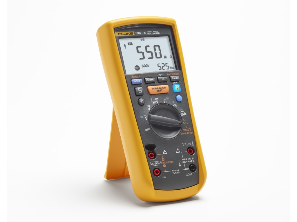Fluke 1587 FC - 2 in 1 Insulation Tester / Multimeter; Compatible with Fluke Connect