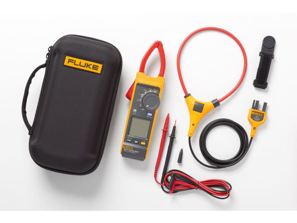 Fluke 393 FC - CAT III 1500V TRMS Wireless Clamp Meter with iFlex (2500 A AC/999.9 A DC)